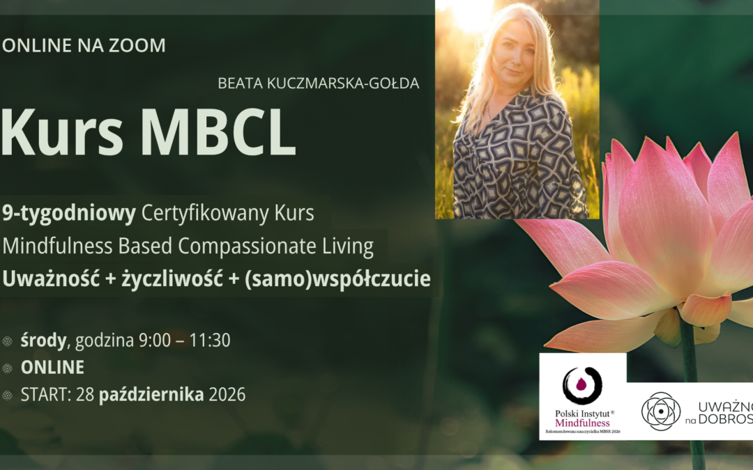 Certyfikowany kurs MBCL z Beatą Kuczmarską-Gołda w środy od 28 października 2026, ONLINE – CAŁY ŚWIAT